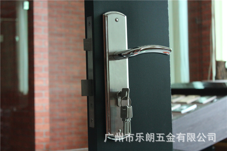 宅男网宅男导航不锈钢美式豪华面板门锁