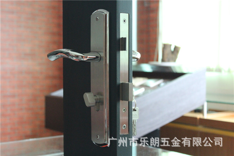 宅男网宅男导航不锈钢美式豪华面板门锁